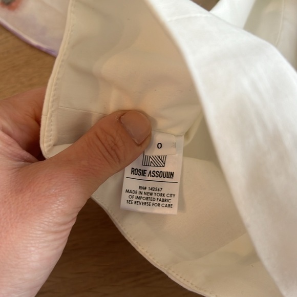 Rosie Assoulin tie-dye crop top size 0 - Picture 5 of 5